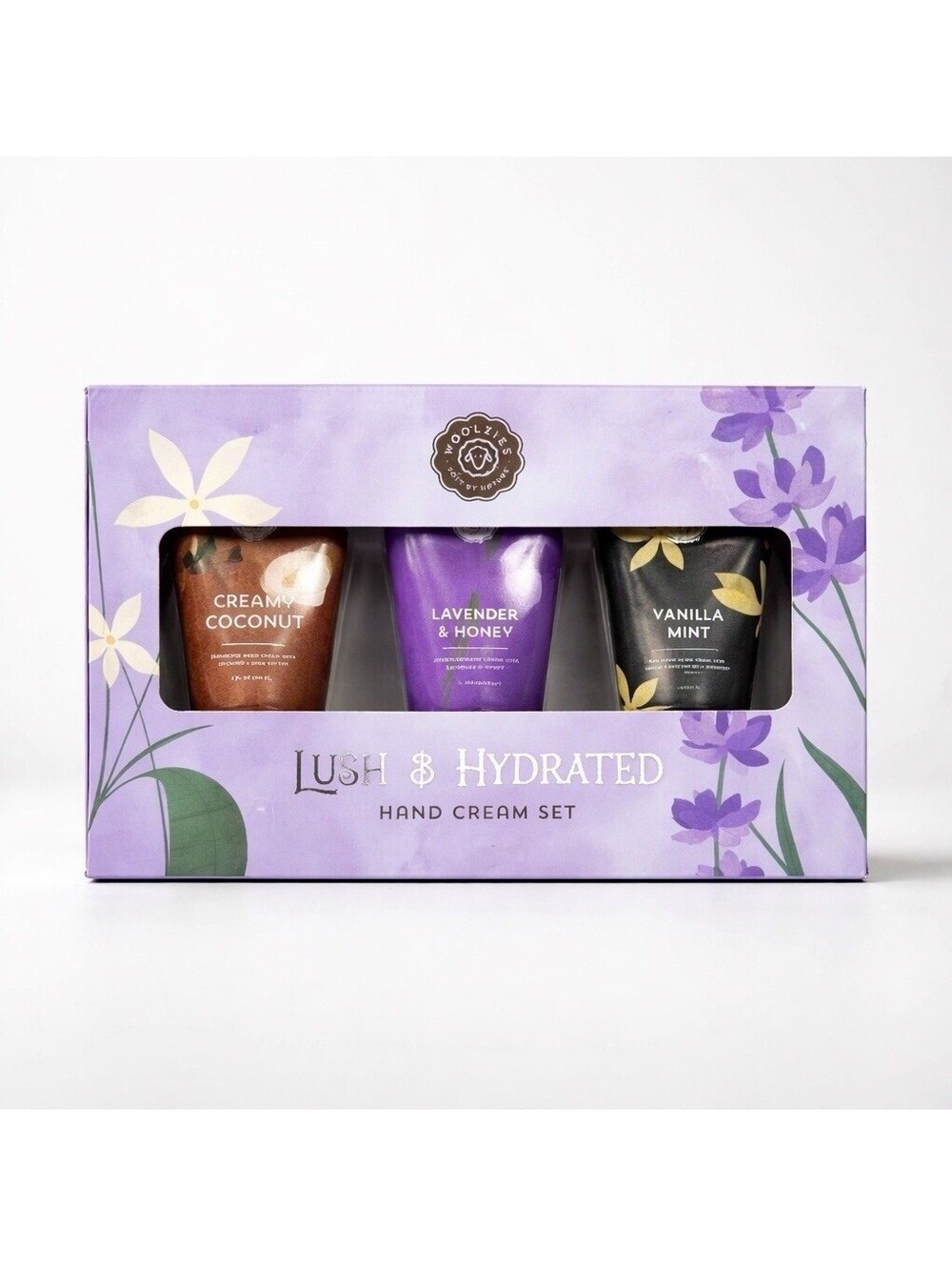3 Pc Hand Cream Gift Set Coconut Lavender Vanilla Mint Moisturizing New
